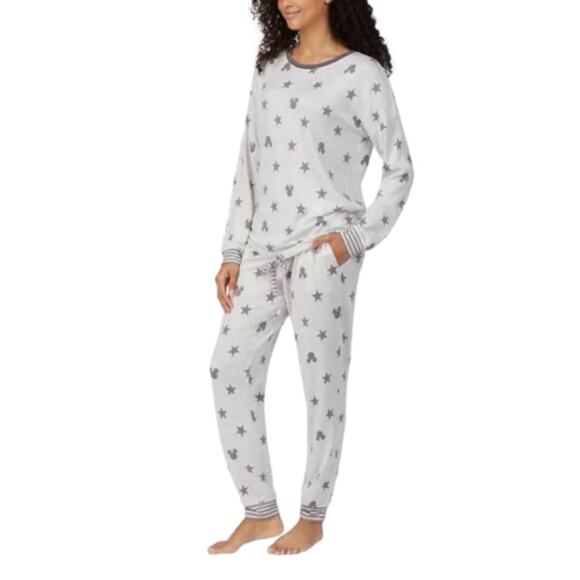 Disney Women's Mickey Mouse Pajamas Set Gray Large NWT LAST ONE! - Picture 5 of 7